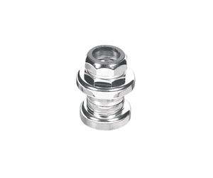 Perno forcella della serie sterzo filettata sfera d'acciaio interna-esterna Ergotec S101GK 1" Argenté