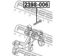 Perno fusello 2398-006 FEBEST per VW SKODA AUDI SEAT