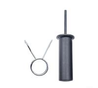 Perno in acciaio con anello di fissaggio a molla per sistemi a torre per cavi, progettato per variazioni di peso sicure e ripetibili (10 x 80 mm)