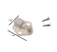 Perno Peglock Cattura Chiusura Bianca + Kit Di Fissaggio Da 200