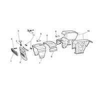Perno per cofano trattore adattabile al riferimento originale 4950422 Fiat serie Oro,
