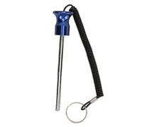Perno per macchina per pesi magnetico 8x125 mm con corda da tirare Perno di selezione dello stack di pesi per esercizi di accessori per l'allenamento della forza (Blu)
