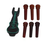 Perno per Ponte per Chitarra, Perno per Chitarra di Pregevole Fattura 6 Pezzi con Dispositivo di Rimozione per la Sostituzione