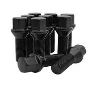 Perno per ruota 10 bulloni conici a base conica da 17 mm, esagonali, 35 mm, 40 mm, 28 mm, lunghezza gambo esteso m14x1,25, m14x1,5 bulloni ruota(M14x1.25,28mm)