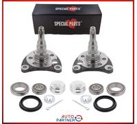 Perno per VW Golf 2 3 G60 Gti + Cuscinetto Ruota Set Freni a Disco Posteriore