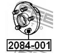 Perno perno bullone ruota 2084-001 FEBEST per CHRYSLER DODGE