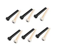 Perno Ponte Chitarra Acustica 12 Pezzi, Pioli Plastici | Inserti Shell Decorativi, Fissaggio Stabile, Montaggio Semplice, Set Completo per Sostituzione