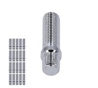 Perno Ruota per Autoveicoli 20 Pezzi Perno di Conversione Ruota 50mm Lunghezza 33mm Sostituzione Adattatore Vite Ruota Gambo per -(M12x1.5 a M12x1.5) (M12*1.5-M12*1.5)