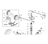 Perno snodo sterzo GTS-W ORIGINALE GIANNI FERRARI BFB 92002100010