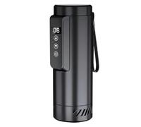 Perodlly Raffreddatore per insulina, refrigeratore per farmaci portatile da 0-18 ℃ da viaggio Alimentato tramite USB Tazza con display della temperatura per 1-5 penne, Nero.