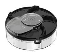 Perodlly Trappola per Mosche elettrica, Catcher per Mosche Automatico con Rotazione a 360° con Design Anti-Fuga, Trappola per Interni/Commerciali silenziosa alimentata Tramite USB - Nero