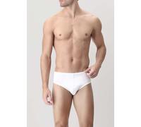 PEROFIL Uomo 24524 Slip conf. BiPack 2 paia cotone elast . (6 XL, Bianco)