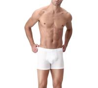 PEROFIL 3 Pezzi Boxer Cotone Elasticizzato 4SEASON Parigamba, Bianco 4