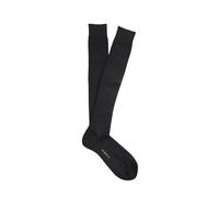 PEROFIL 3 Pezzi Calza Lunga a Costina in 100% Filo di Scozia VPRC00325, Grigio 45/46
