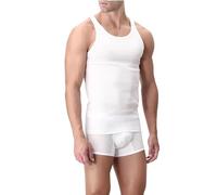 PEROFIL 3 Pezzi Canotta Spalla Stretta 100% Filo Scozia, Bianco 7