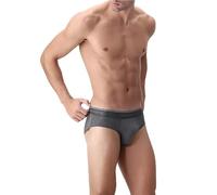 PEROFIL 4 Seasons Slip Medio Uomo Short Push-Up VPRT00255, 4020 Grigio Scuro, M