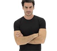 PEROFIL - 4Seasons t-Shirt Girocollo Cotone Elasticizzato Art. 24187 (Nero, 5/L)