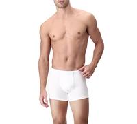 PEROFIL BOXER UOMO BIPACK PARIGAMBA 100% COTONE LYCRA BIANCO 24526 TAGLIA 5-LARGE