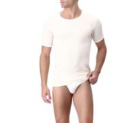 PEROFIL - Canotta Manica Corta Girocollo da Uomo, 4/M, Bianco