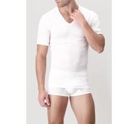 Perofil T-Shirt Uomo Filo di Scozia Maglietta con Collo V