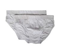 PEROFIL Confezione 2 Slip Uomo bi-Pack Medio Cotone bielastico Articolo VPRT00311, 0020 Bianco - White, I 6 - D 7 - INT XL