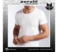 PEROFIL | Mezza Manica | Maglietta uomo manica corta 100% Cotone Filo di Scozia