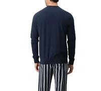 PEROFIL Pigiama Lungo Art VPRT92831 in Cotone Jersey Regimental INTIMOEGIDIO (54-XXL, Blu)