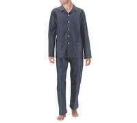 PEROFIL Pigiama Uomo Aperto Tessuto 100% Cotone Mantova VPRT00260, Blu 52
