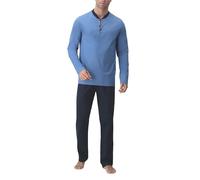 PEROFIL Pigiama Uomo Lungo 100% Cotone Leggero VPRT93070