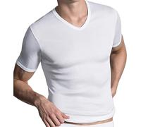 PEROFIL Set di 3 Magliette T-Shirt 100% Filoscozia Collo a V (7 (XXL))