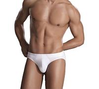 PEROFIL Uomo 24524 Slip conf. BiPack 2 paia cotone elast . (5 L, Bianco)