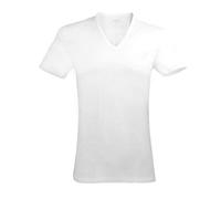 PEROFIL Uomo Active T-Shirt V Filoscozia 100% Cotone (IT 5-L, 020 Bianco)