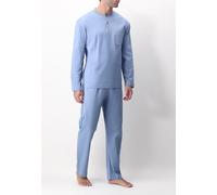 PEROFIL VIENNA Pigiama 100% Filo Scozia BLU-AVIO-BORDEAUX