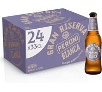 Peroni Birra Gran Riserva Bianca, Cassa Birra Con 24 Birre in Bottiglia Da 33 Cl