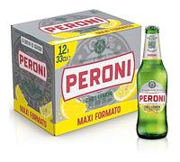 Peroni Chill Lemon Birra al Limone, Cassa Birra con 12 Birre in Bottiglia da 33 cl, 7.92 L, Birra Radler dal Gusto Naturale di Limoni Aspro e Bilanciato, Gradazione Alcolica 2% Vol