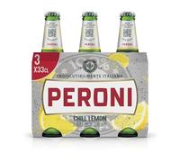 Peroni Chill Lemon Birra al Limone, Cassa Birra con 24 Birre in Bottiglia da 33 cl, 7.92 L, Birra Radler dal Gusto Naturale di Limoni Aspro e Bilanciato, Gradazione Alcolica 1.3% Vol