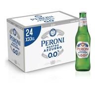 Peroni Nastro Azzurro 0.0 Birra Analcolica Premium Lager, Cassa Birra con 24 Bir