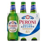 Peroni Nastro Azzurro Sardegna Birra 3 x 33 cl