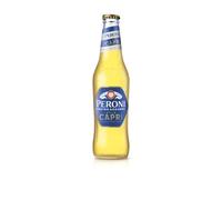 Peroni Nastro Azzurro Stile Capri, 1 Birra in Bottiglia da 33 cl, Lager a Bassa Fermentazione con Note di Limone e Foglie di Ulivo, Gusto Leggero e Fragrante, Gradazione Alcolica 4.2% Vol