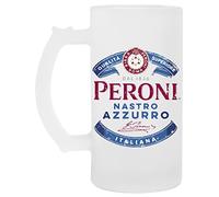 Peroni Nastro Azzurro Tazza Di Boccale Di Birra In Vetro Glass Beer Mug Cup