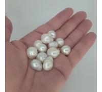 PERORNO Perla sciolta dei Mari del Sud 12-13 mm, colore bianco, forma barocca
