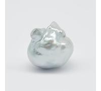 PERORNO Perle sciolte dei Mari del Sud 18.3 mm, colore bianco, forma barocca