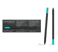 Perpetua Matite HB Ergonomiche in Grafite Ricilata e Gomma Colorata, Idea Regalo