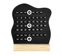 Perpetual Desktop Calendar - Wooden Reusable Date Display | Stylish Desk Decor With Month And Week Blocks, Ideal For Office, Study, Classroom, Hotel, Or Home Decoration, Practical Stationery Gift