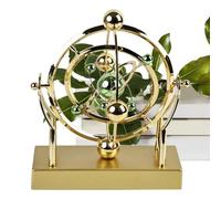 Perpetual Motion Machine - Swing Ball Ornament | Science Motion Ball Desk Toy | Electric Celestial Rotating Ornament, for Living Room Science Home Decoration Bedroom Office
