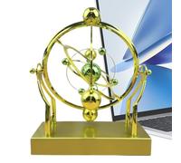 Perpetual Motion Physics Toy, Creative Science Swinging Model, Desktop Energy Decoration, Educational Gadget for Home Study Room Tables Kids Learning, 22.9x22.5cm