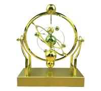 Perpetual Motion Toy - Celestial Machine Desk Decor | Swinging Modello Science Gadget Educational Creative Art Craft for Living Room Tables Shelf, Galaxy Rotating Electronic Ornament Set