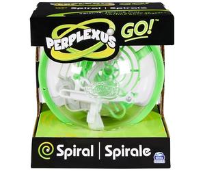 Perplexus, GO! Spiral, Il Labirinto In 3D Con 35 Ostacoli In Una Sfera, 8+ | Formato Da Viaggio, Sfera Portatile, Coordinazione Occhio-Mano, Problem-Solving, Percorso In 3D, Capovolgimento e Rotazione