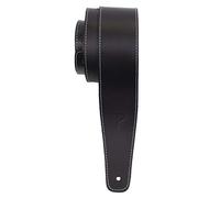 Perri’s Leathers Ltd Guitar Strap, 2.5” Wide Baseball Leather, Adjustable Length, (SP25S-7048) Nero Made in Canada