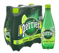 Perrier - Acqua frizzante - al limone e lime, senza zucchero, 6 flaconi da 500 ml